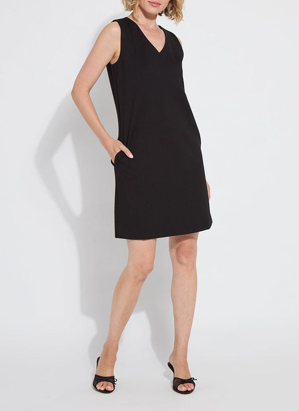 Lyssé The Perfect A-Line Ponte Dress Black