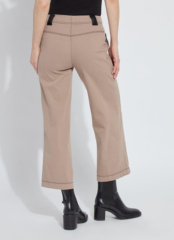 Lyssé Valerie Wide Leg Crop Denim Timeless Taupe