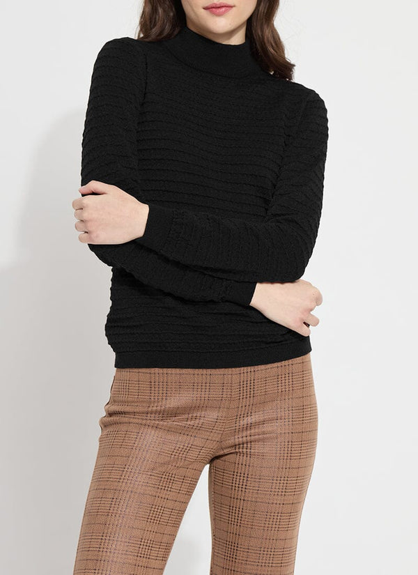 Lyssé Valery Mockneck Sweater Black