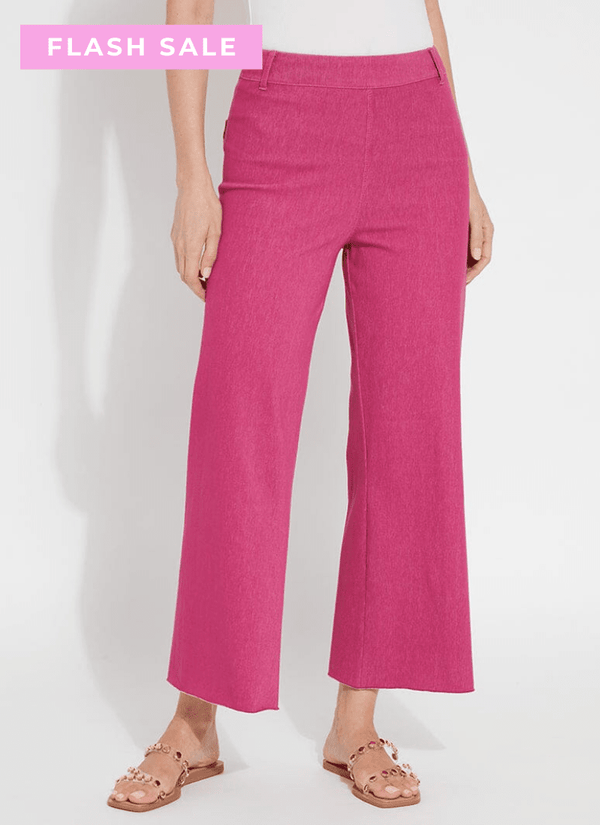 Lyssé Wide Leg Denim (27" Inseam) Watermelon