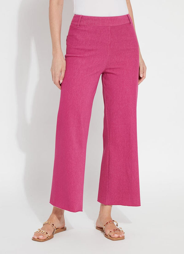 lyssé Wide Leg Denim (27" Inseam) Watermelon