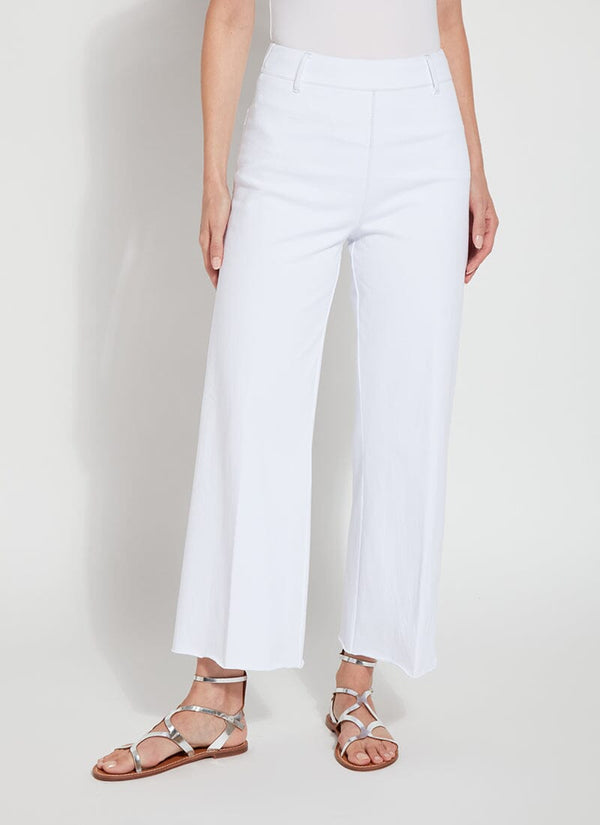 lyssé Wide Leg Denim (27" Inseam) White