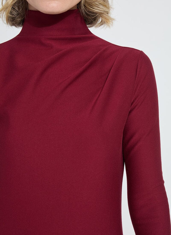 Lyssé Yaritza Asymmetrical Maxi Dress Red Night