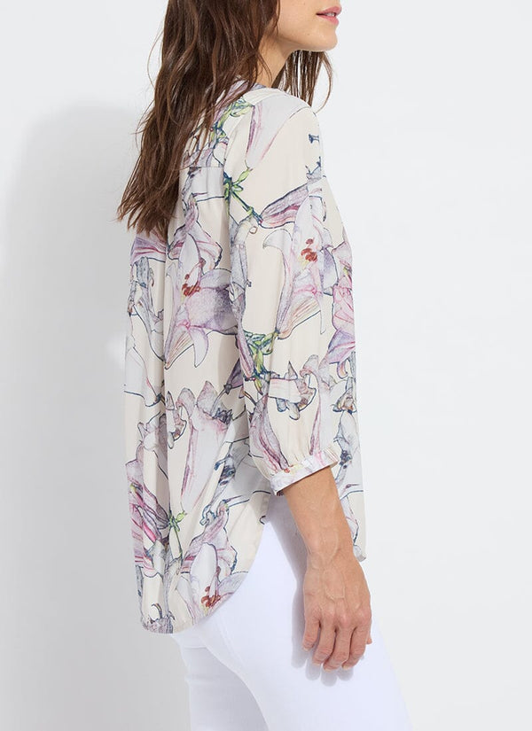 Lyssé Yola Pull On Blouse French Bouquet
