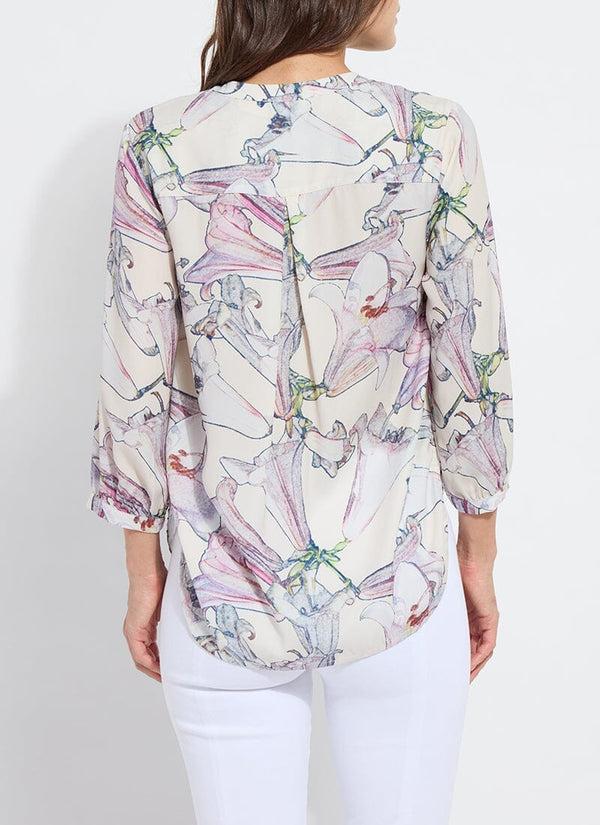 Lyssé Yola Pull On Blouse French Bouquet