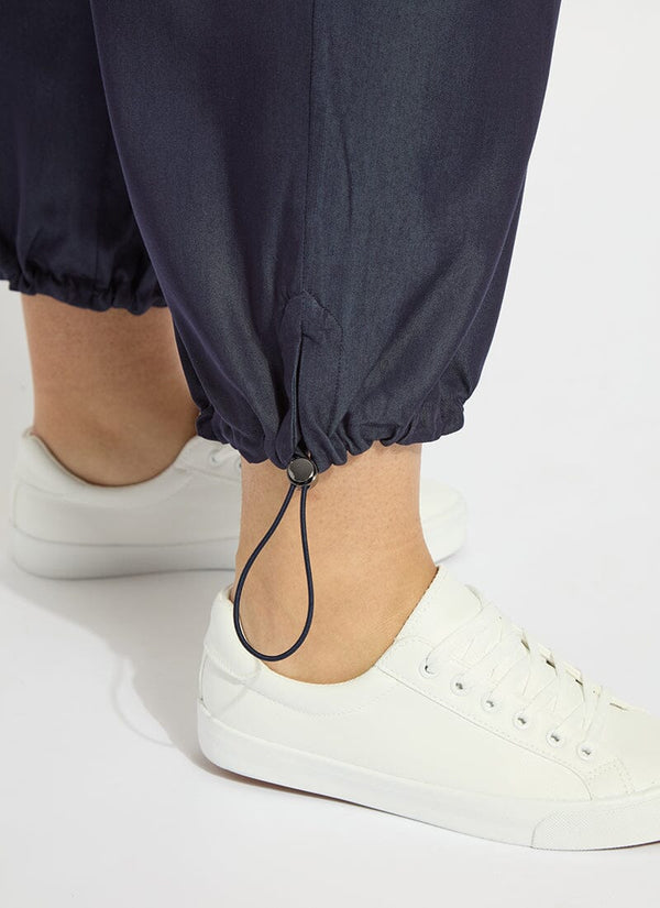 Lyssé Monique Tailored Cargo (Plus Size 26" Inseam) Solid Indigo