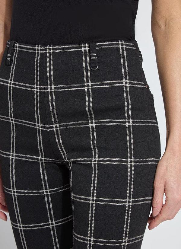 Lyssé Patterned Baby Bootcut (33 Inseam) Coastal Windowpane