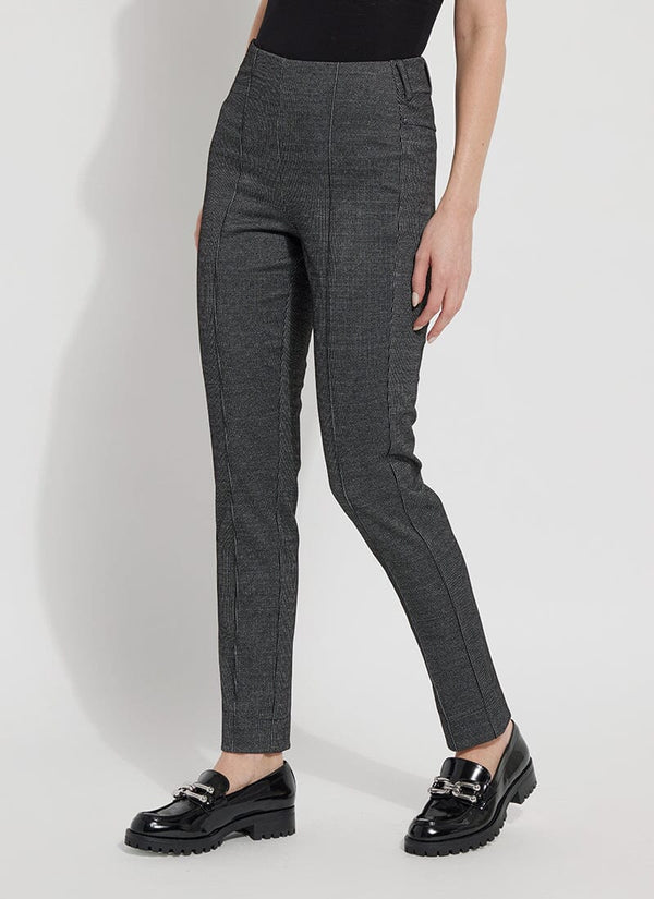 Lyssé Patterned Emma Trouser (31" Inseam) Linear Pinstripe