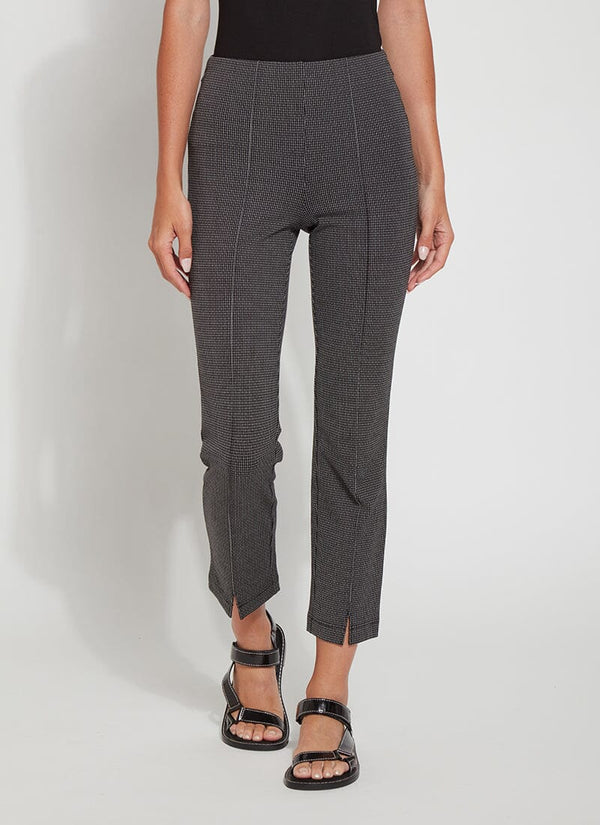 Lyssé Patterned Wisteria Ankle Pant (26.5" Inseam) Chic Grid