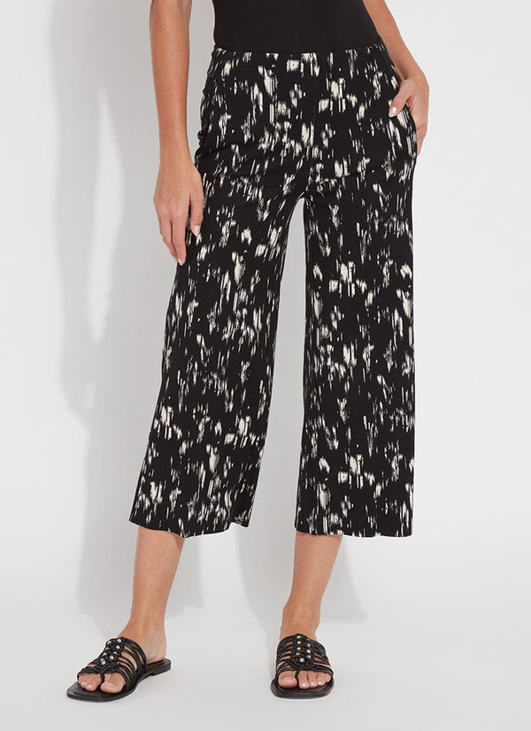 Lyssé Printed Aries Wide Leg (24" Inseam) Black Shades