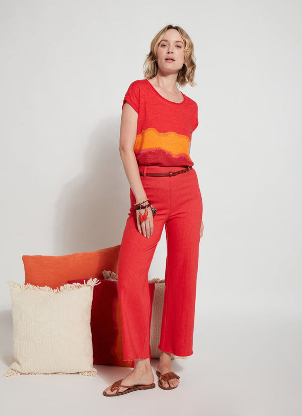 Lyssé Printed Classic Tunic - Summer Sunset Summer Sunset