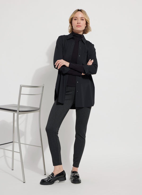 Lyssé Signature Legging- Mouline Lines (29" Inseam) Mouline Lines