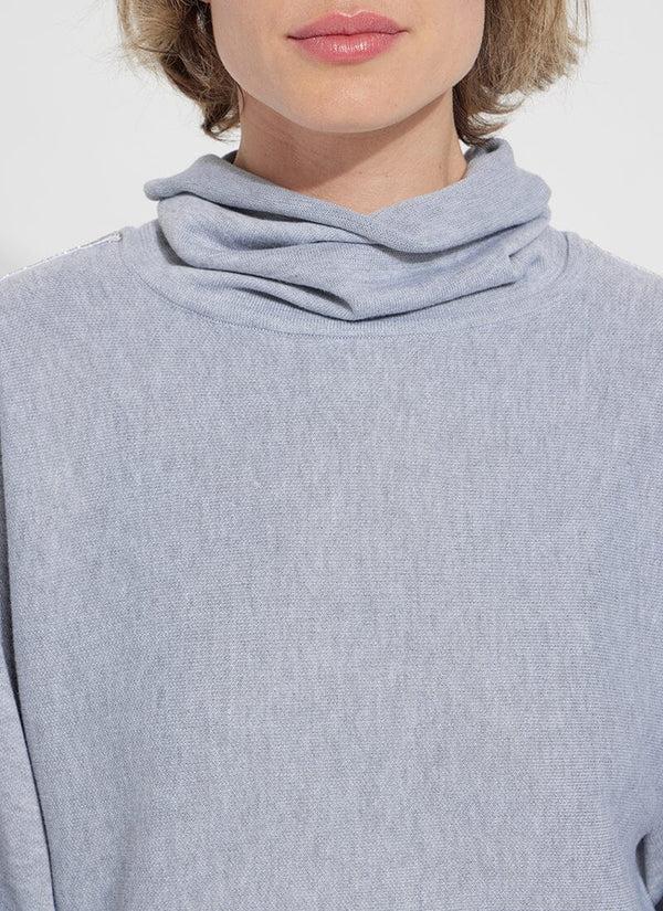 Lyssé Tinsley Pullover Sweater (Plus Size) Grey Melange