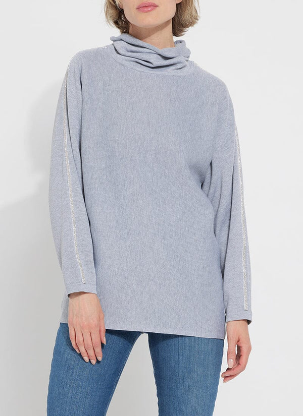 lyssé Tinsley Pullover Sweater (Plus Size) Grey Melange