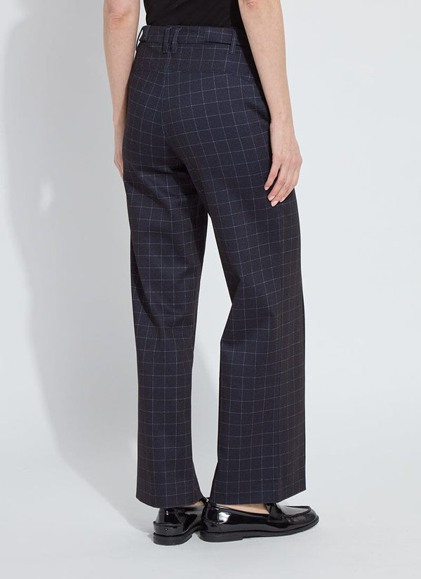 Lyssé Zaina Ponte Trouser (31 Inseam) Cross Check Plaid
