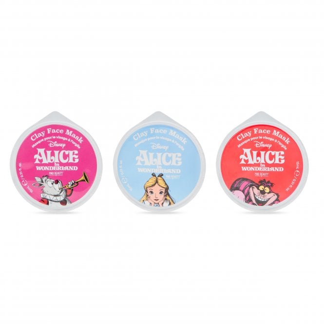 M.a.d Beauty Disney Alice In Wonderland Clay Face Mask Trio