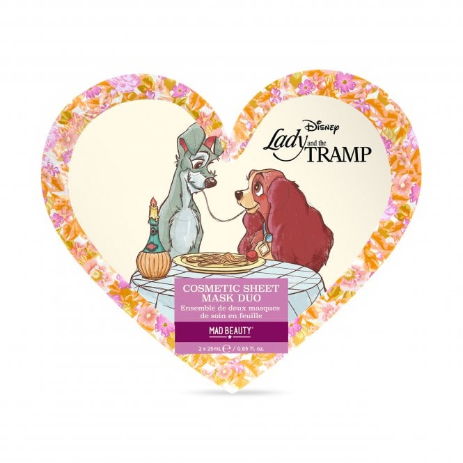 m.a.d beauty Disney Lady & The Tramp Cosmetic Sheet Mask Duo