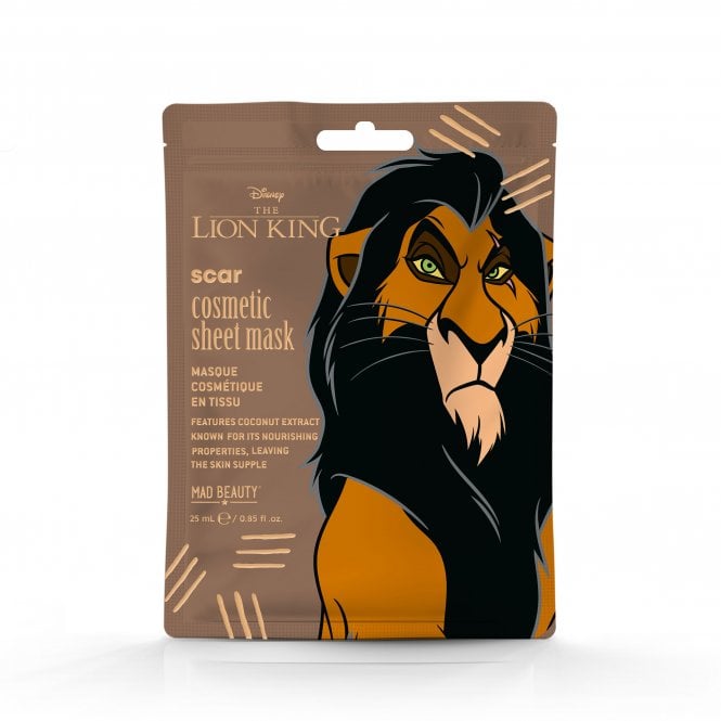 M.a.d Beauty Disney Lion King Cosmetic Sheet Mask Collection