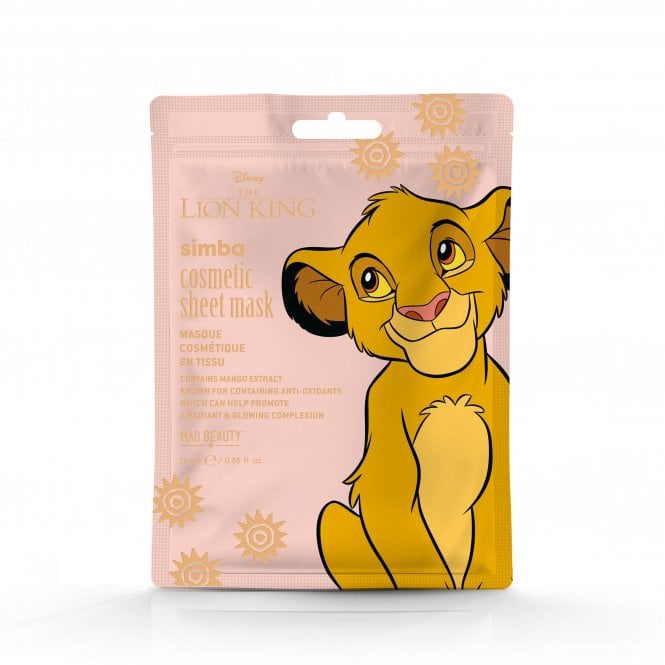 m.a.d beauty Disney Lion King Reborn Cosmetic Sheet Mask - Simba Mango