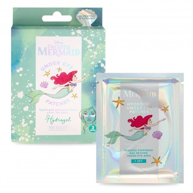 M.a.d Beauty Disney Little Mermaid Hydrogel Under Eye Masks