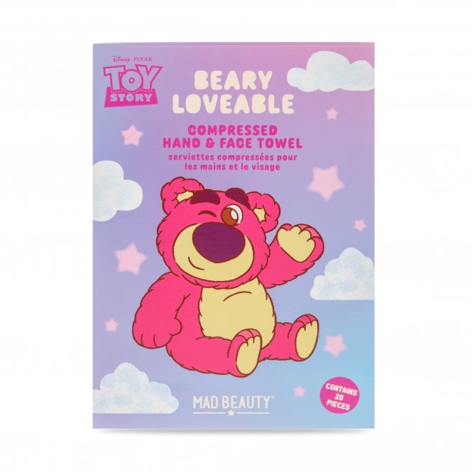 M.a.d Beauty Disney Lotso Love Compressed Hand & Face Towels