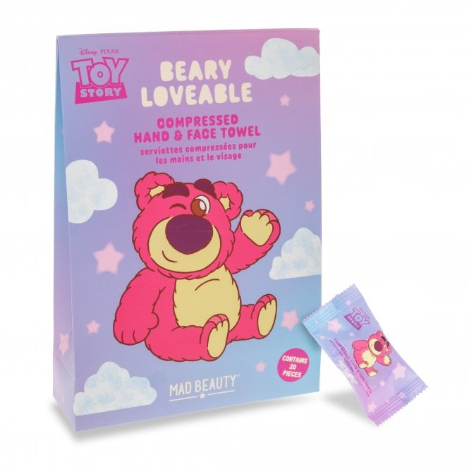 M.a.d Beauty Disney Lotso Love Compressed Hand & Face Towels