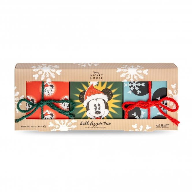 m.a.d beauty Disney Mickey Jingle All The Way Bath Fizzer Trio Square