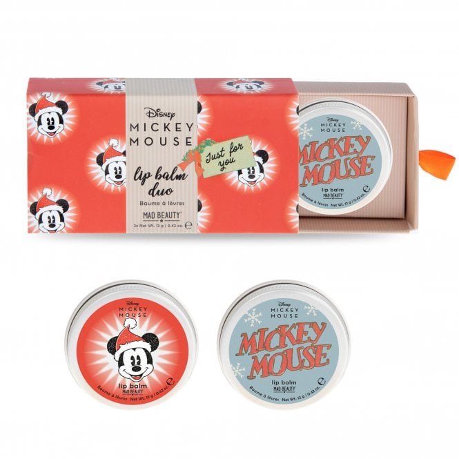 m.a.d beauty Disney Mickey Jingle All The Way Lip Balm Duo