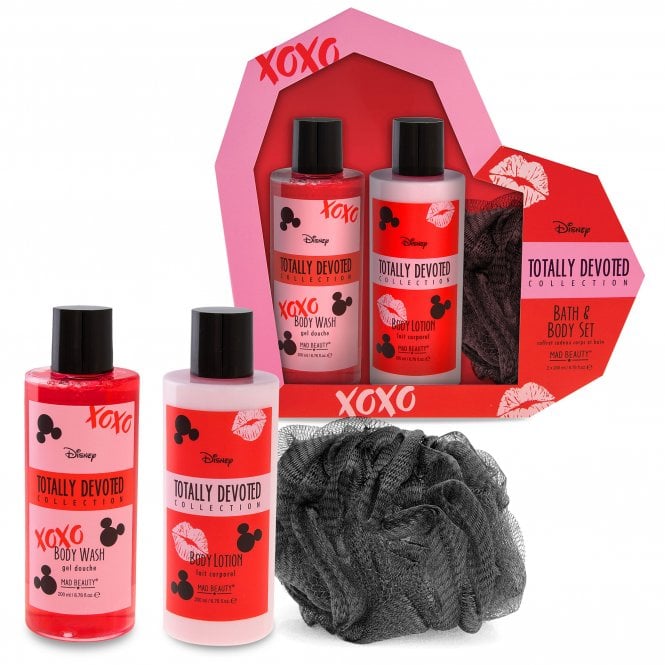 M.a.d Beauty Disney Minnie Mickey Totally Devoted Pamper Set