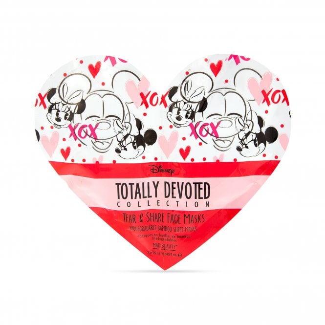 m.a.d beauty Disney Minnie Mickey Totally Devoted Tear & Share Sheet Cosmetic Sheet Mask
