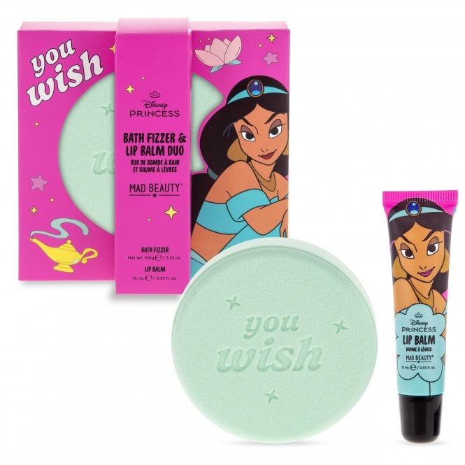 M.a.d Beauty Disney Princess Express Yourself-Bath Fizzer & Lip Balm Set-Jasmine