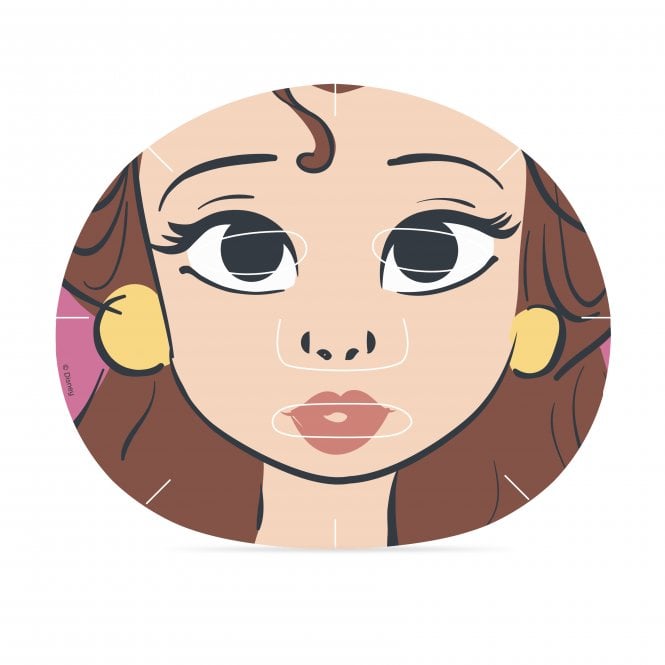 M.a.d Beauty Disney Princess Express Yourself - Cosmetic Sheet Mask- Belle