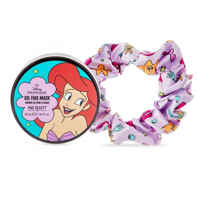 M.a.d Beauty Disney Princess Express Yourself -Gel Face Mask & Scrunchie-Ariel