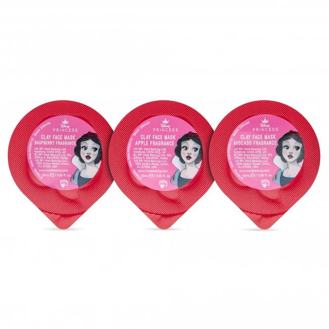 M.a.d Beauty Disney Snow White Clay Mask Trio -APPLE RASPBERRY AVOCADO