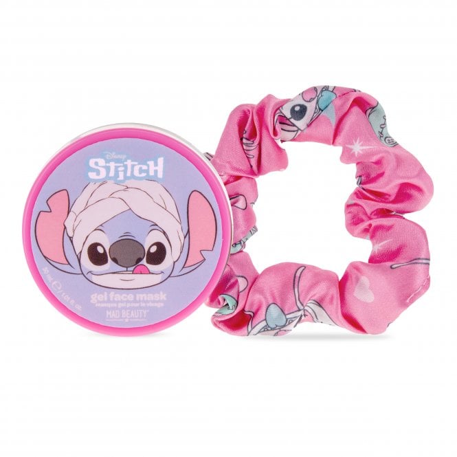 M.a.d Beauty Disney Stitch Pamper Gel Face Mask & Scrunchie Duo