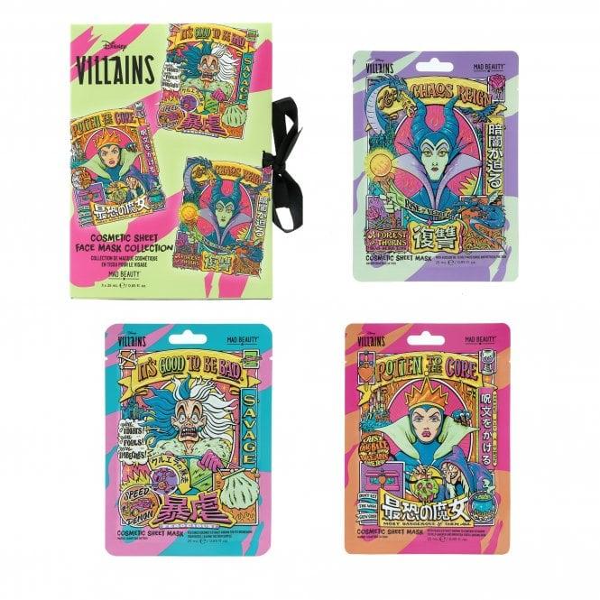 M.a.d Beauty Disney Wicked Villains Cosmetic Sheet Mask Trio