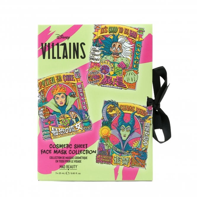 m.a.d beauty Disney Wicked Villains Cosmetic Sheet Mask Trio