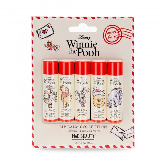 m.a.d beauty Disney Winnie The Pooh Festive Lip Balm Collection