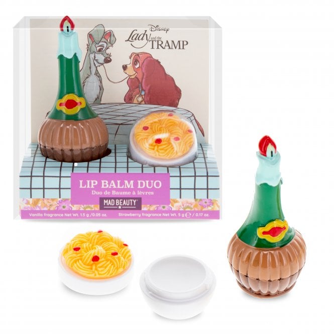 M.a.d Beauty Disney Lady & The Tramp Lip Balm Duo