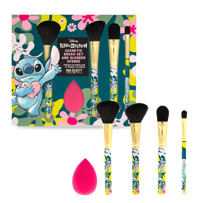 M.a.d Beauty Disney Lilo & Stitch Cosmetic Brush Set