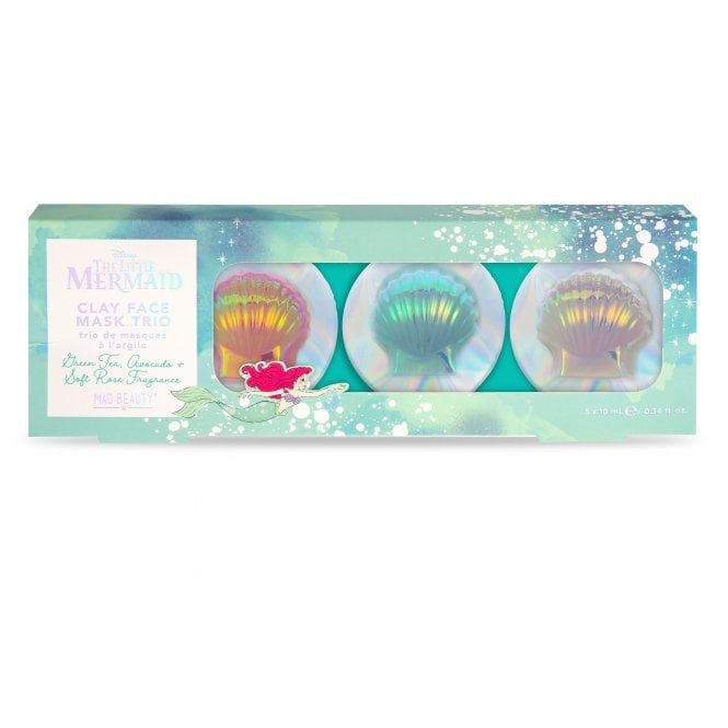 m.a.d beauty Disney Little Mermaid Clay Mask Trio
