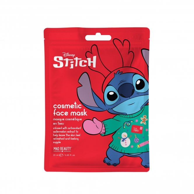 m.a.d beauty Disney Stitch at Christmas Face Mask
