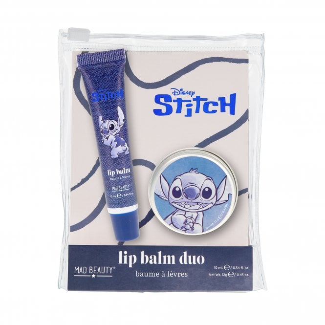 m.a.d beauty Disney Stitch Denim Lip Balm Duo