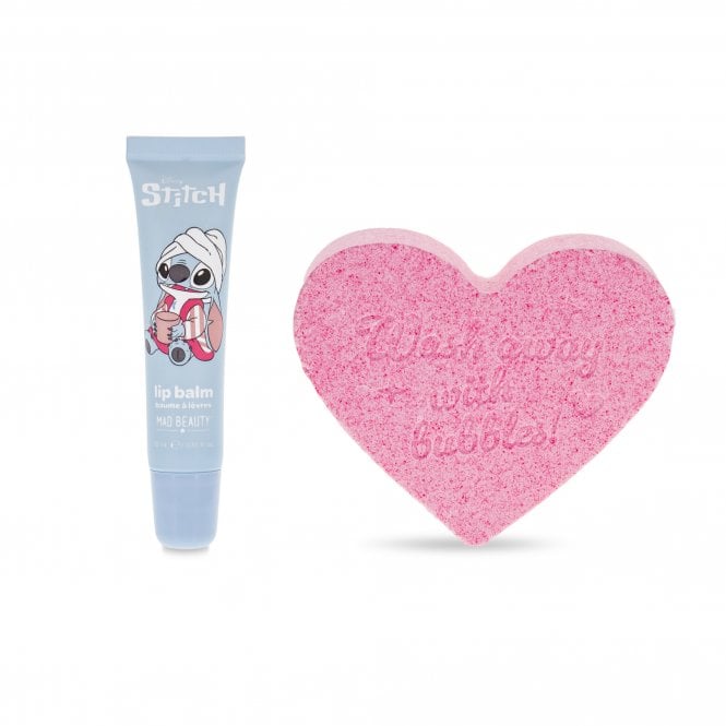 M.a.d Beauty Disney Stitch Pamper Fizzer & Lip Balm