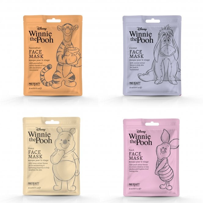m.a.d beauty Disney Winne The Pooh Face Masks