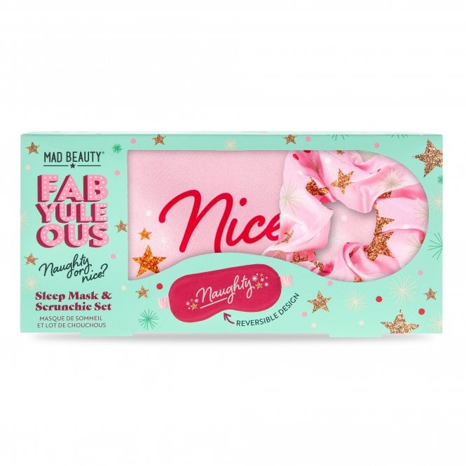m.a.d beauty MAD Beauty FabYuleOus Sleep Mask and Scrunchie Set