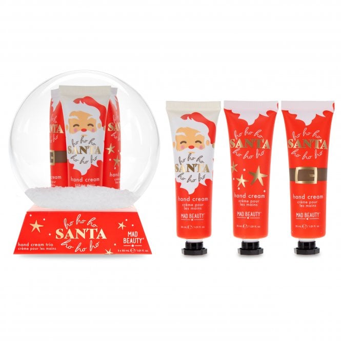 M.a.d Beauty MAD Beauty HoHo Holiday Snow Globe Hand Cream Trio