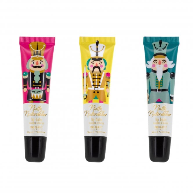 M.a.d Beauty MAD Beauty Nutty Nutcracker Lip Balm Set