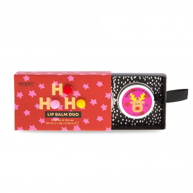 M.a.d Beauty MAD Beauty Pom Pom Christmas Lip Balm Duo