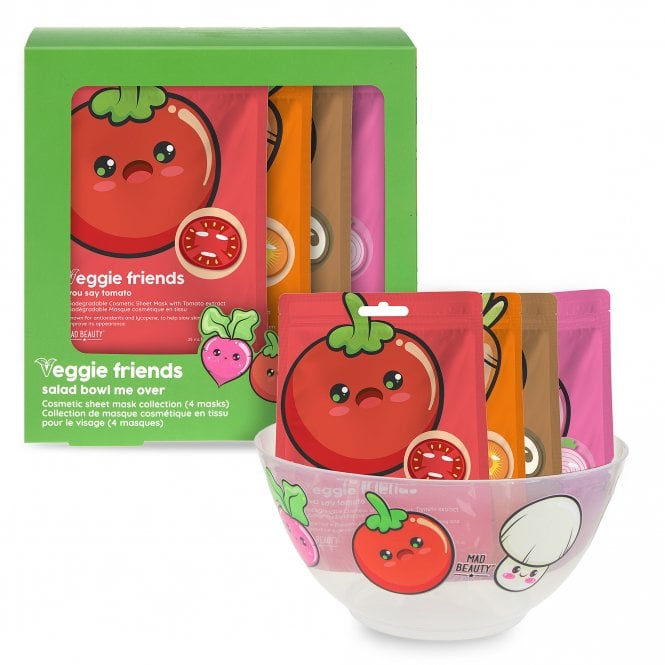 m.a.d beauty MAD Beauty Veggie Friends Salad Bowl Face Mask Collection